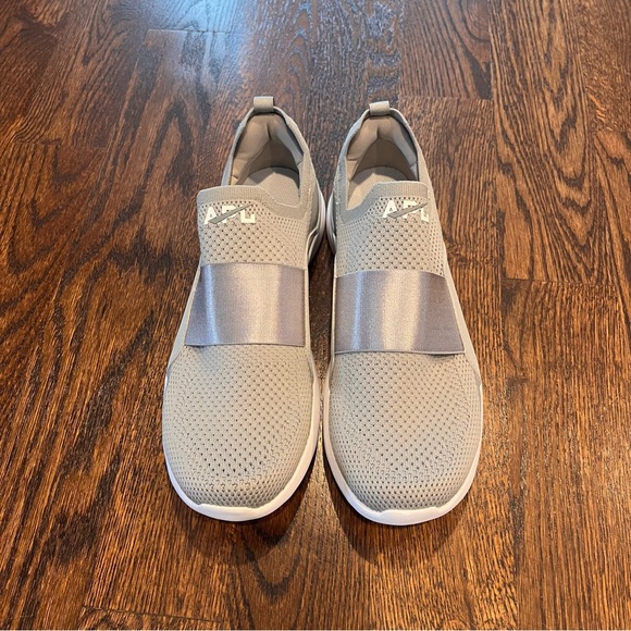 APL Women's TechLoom Gray Slip-On Athletic Shoes - Picture 1 of 7